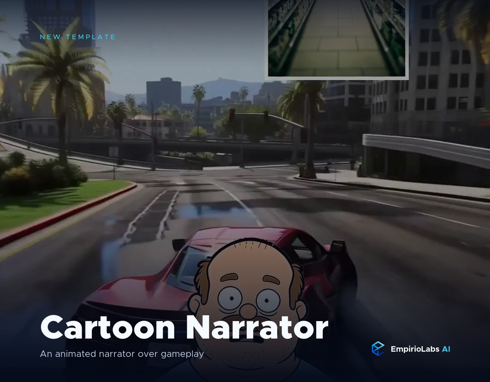 An original cartoon narrator talking over satisfying gameplay with bold captions