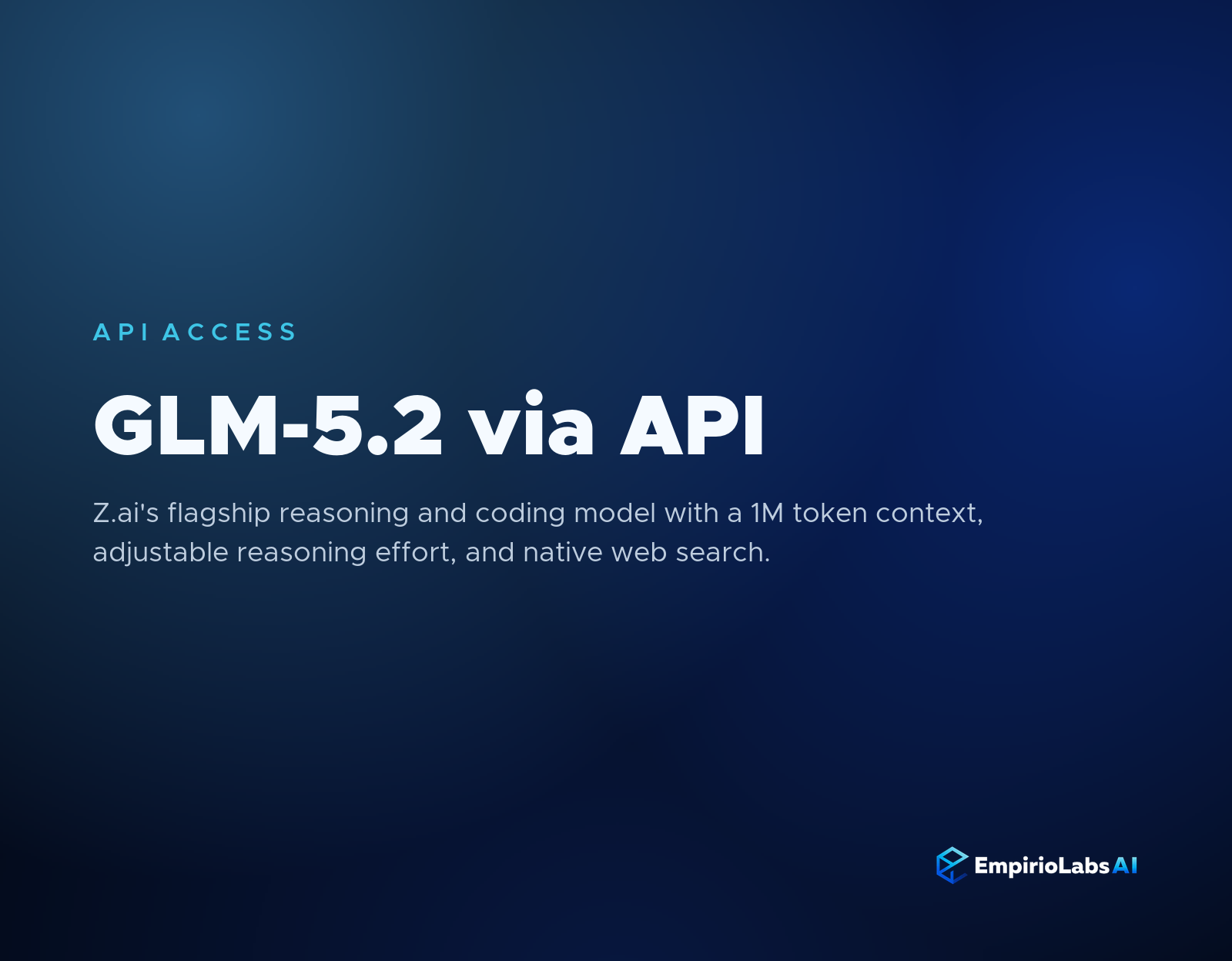 GLM-5.2 via API cover