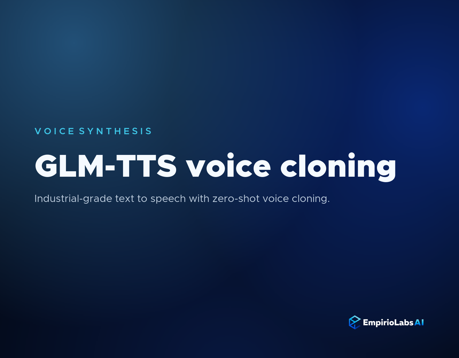 GLM-TTS voice synthesis graphic