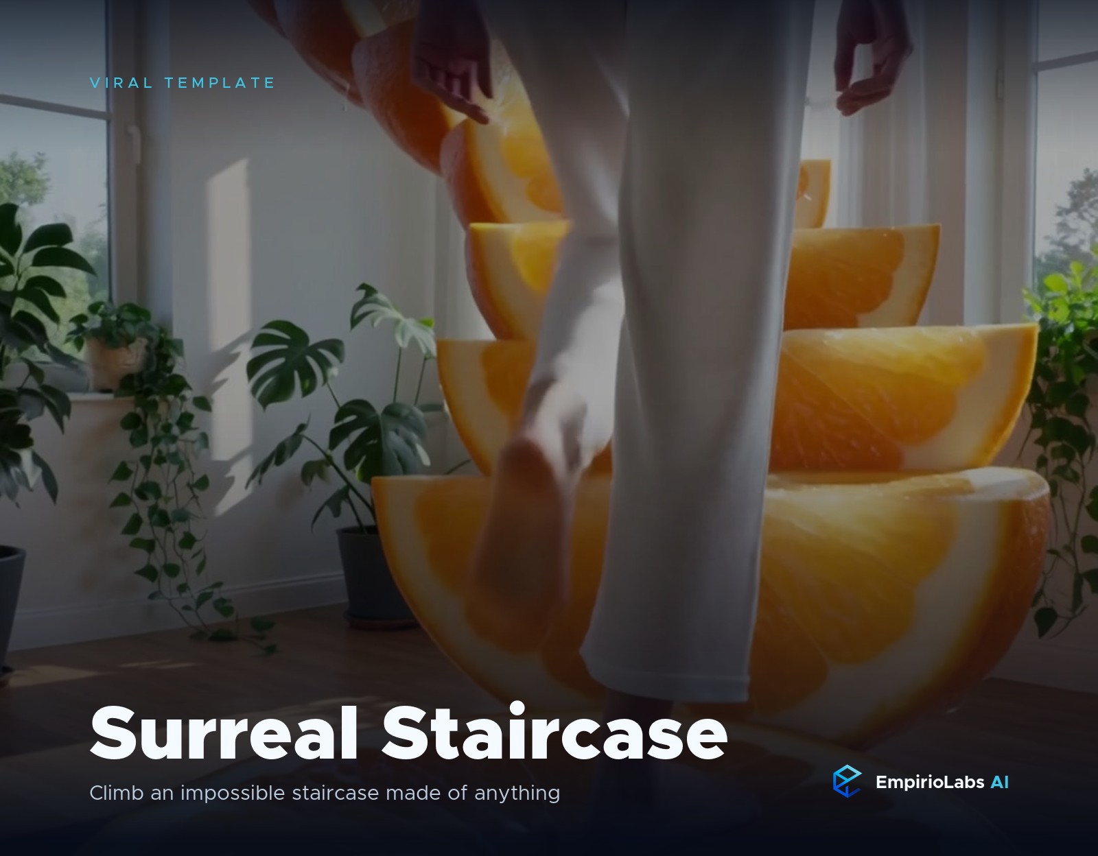Surreal Staircase template on EmpirioLabs