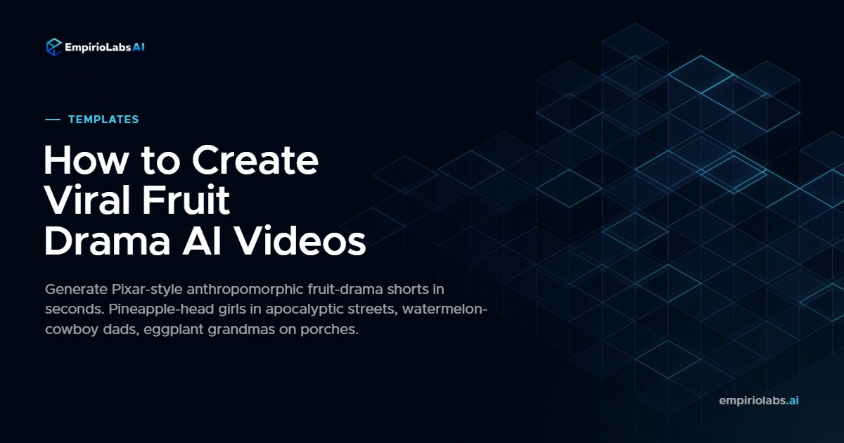 Fruit Drama template on EmpirioLabs