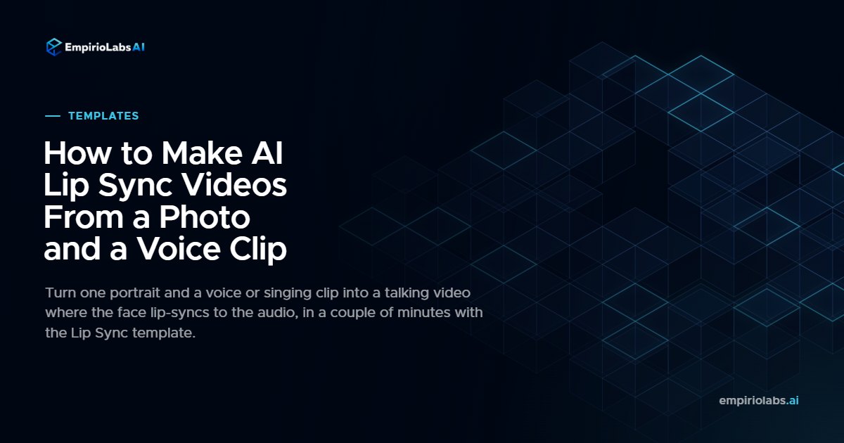 Lip Sync template on EmpirioLabs