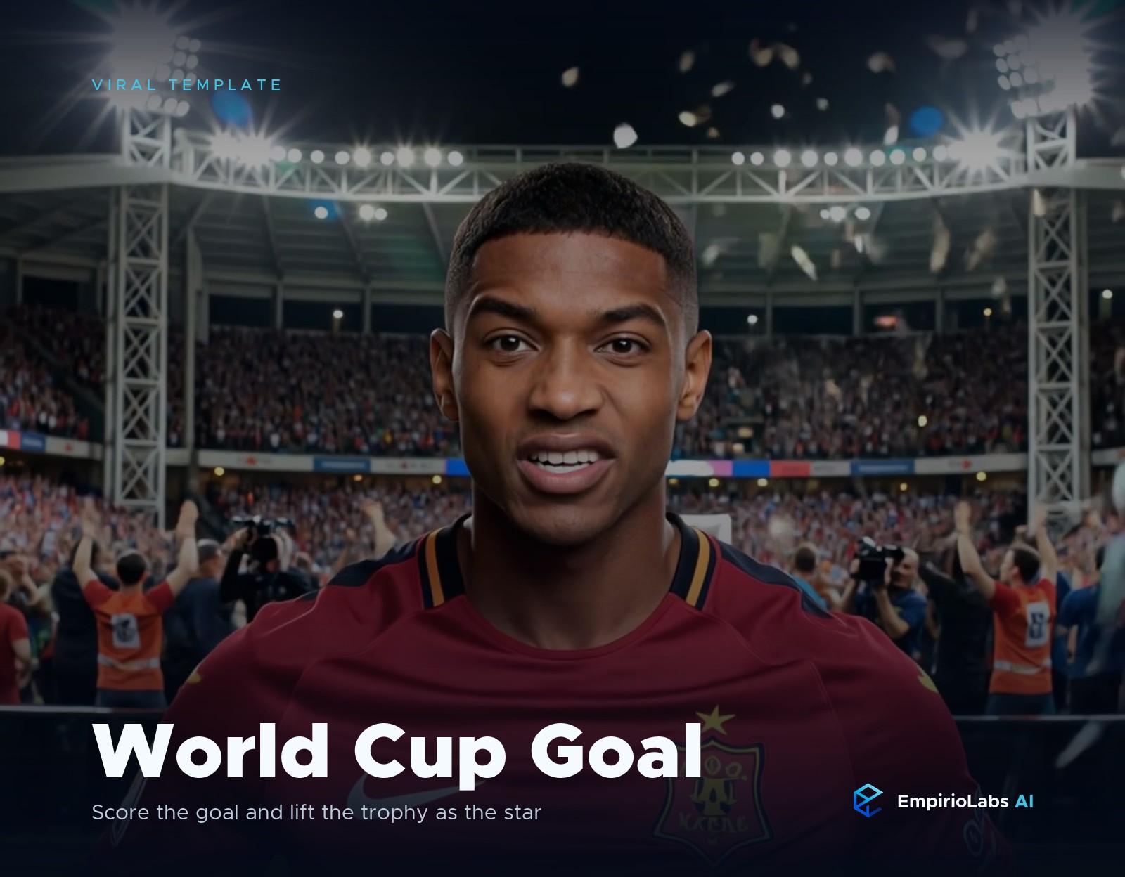 World Cup 2026 goal and trophy celebration videos made with AI on EmpirioLabs