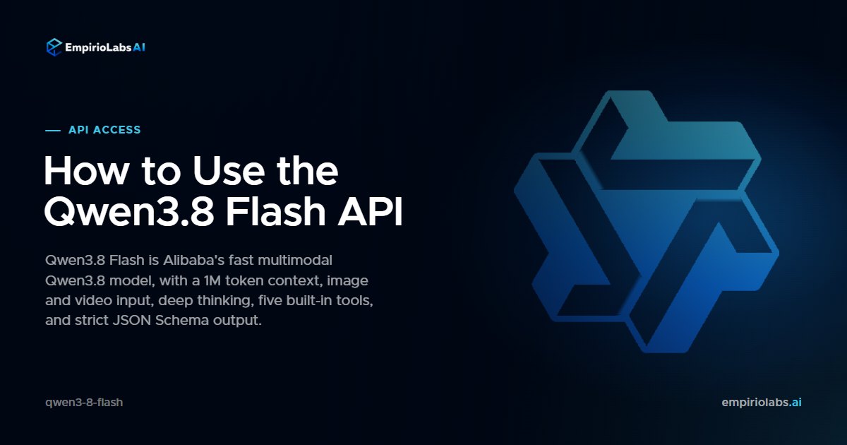 Qwen3.8 Flash APIの使い方