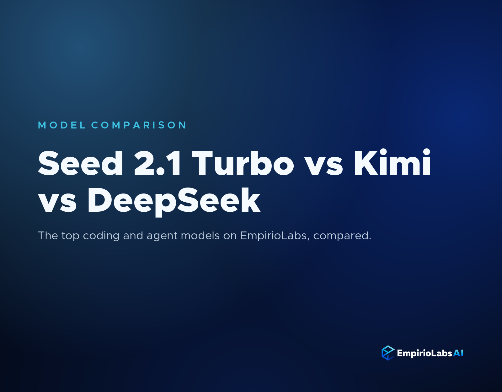 Seed 2.1 Turbo vs Kimi K2.7 Code vs DeepSeek V4 Pro comparison
