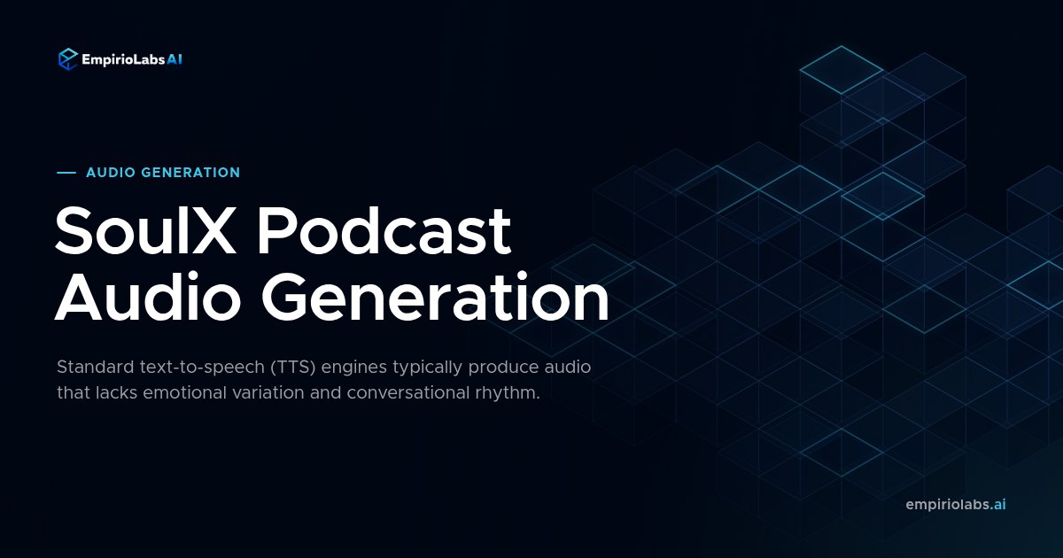 SoulX podcast audio graphic