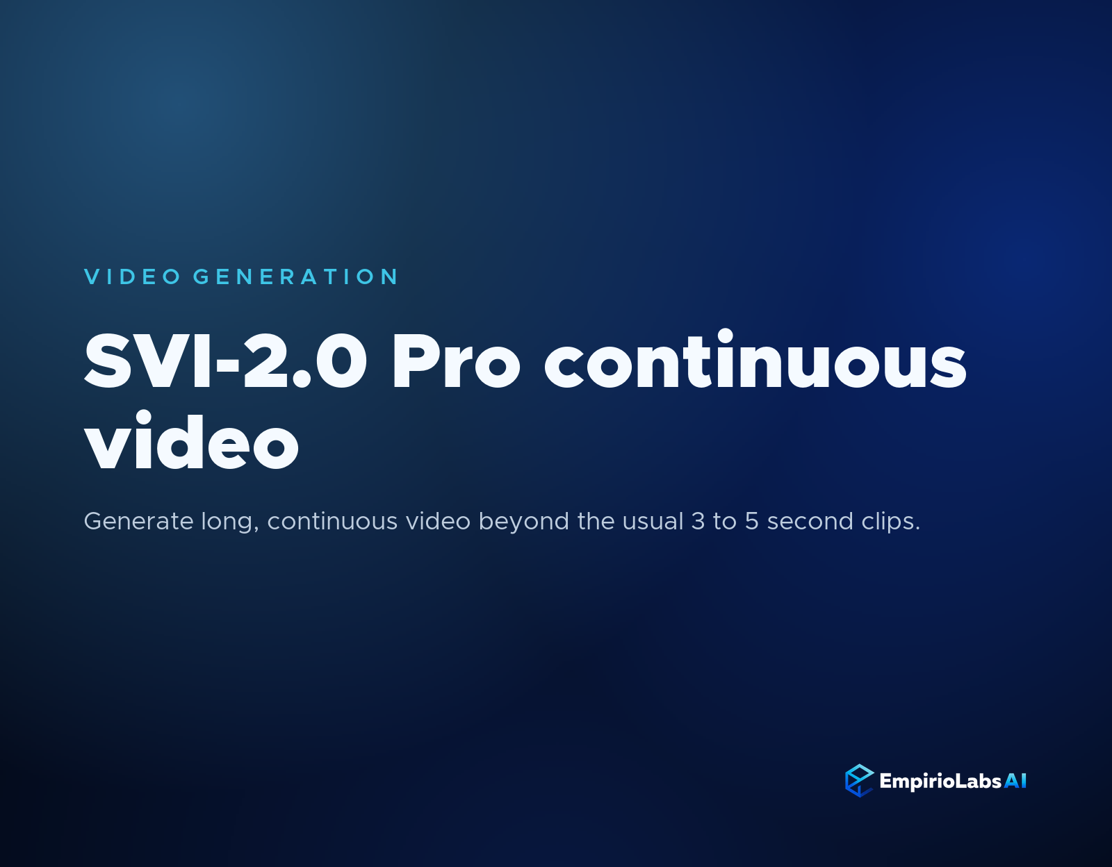 SVI video generation graphic