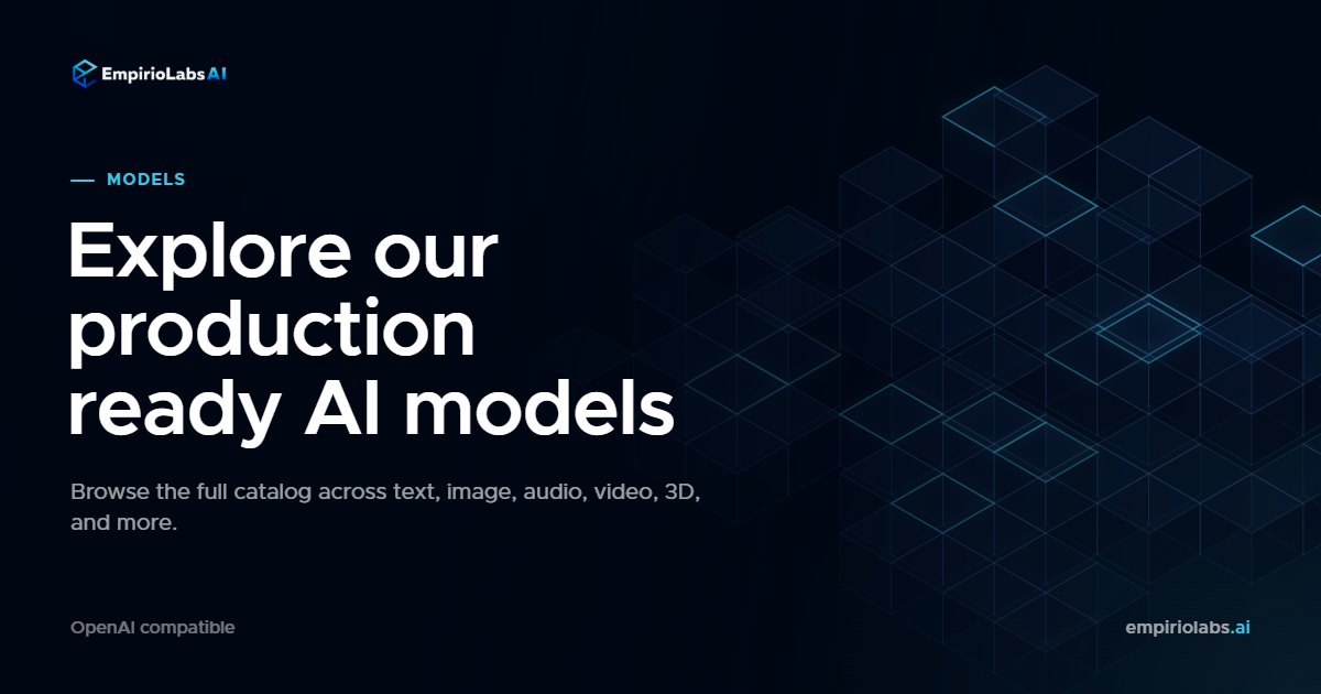 Models | EmpirioLabs AI