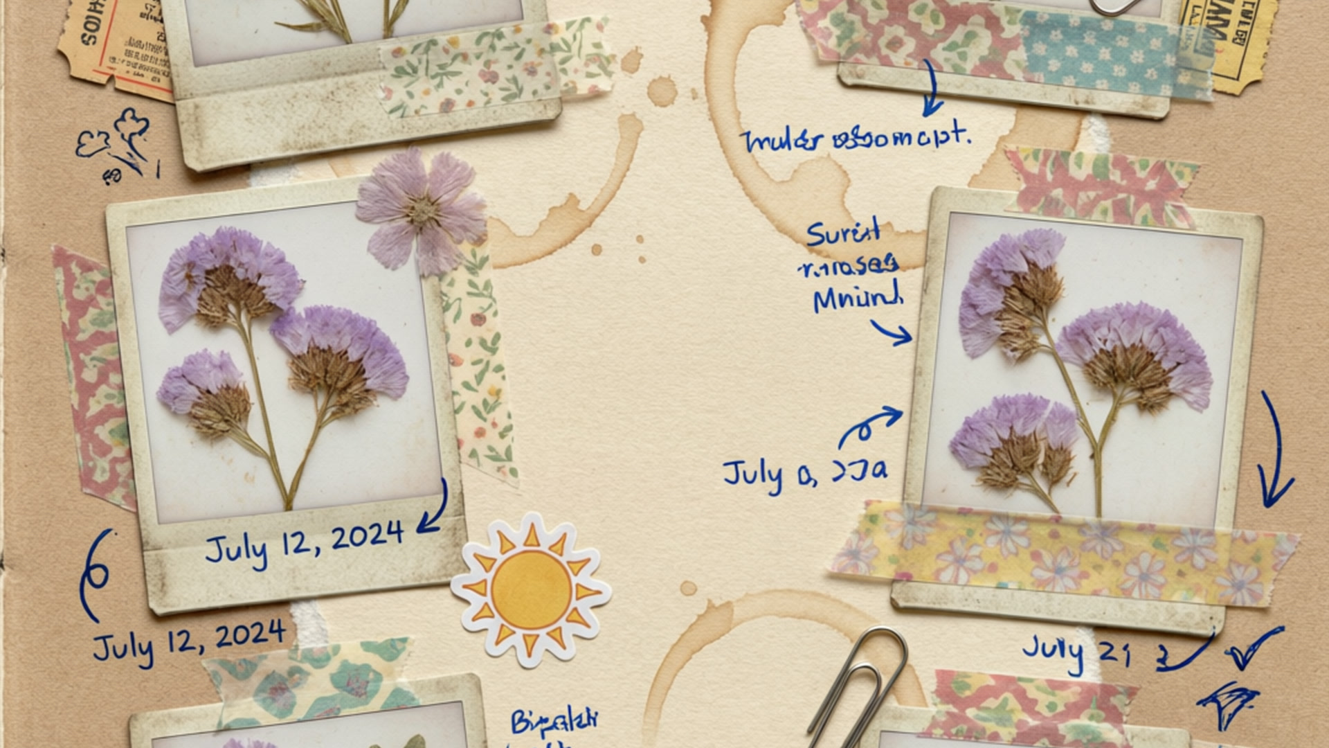 Scrapbook template preview